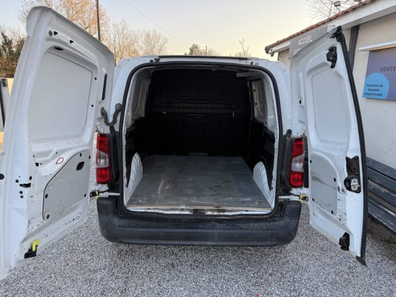 CITROEN BERLINGO M 1000KG BLUEHDI 100 CAMERA CAR PLAY 3 PLACES  2020