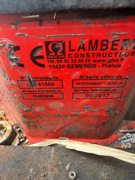 PEUGEOT BOXER 751 PLATEAU GRUE 1000KG   7 PLACES   TVA RECUPERABLE 