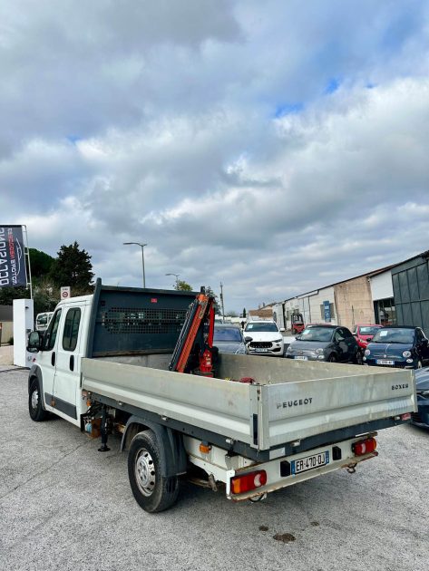 PEUGEOT BOXER 751 PLATEAU GRUE 1000KG   7 PLACES   TVA RECUPERABLE 