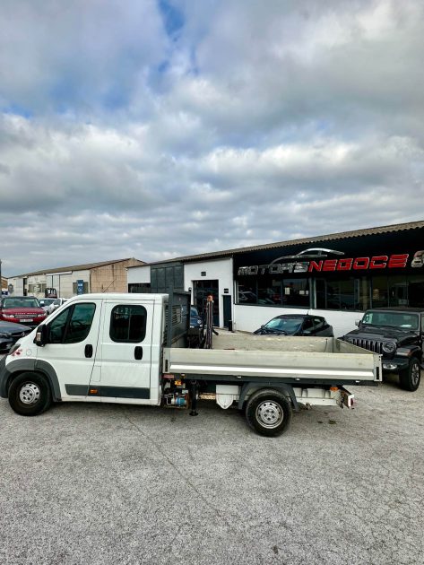 PEUGEOT BOXER 751 PLATEAU GRUE 1000KG   7 PLACES   TVA RECUPERABLE 