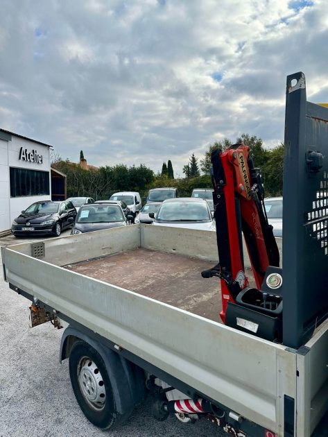 PEUGEOT BOXER 751 PLATEAU GRUE 1000KG   7 PLACES   TVA RECUPERABLE 