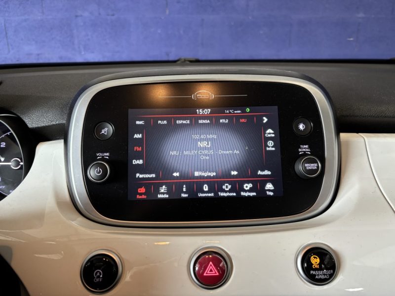 FIAT 500X 1.6 MULTIJET 120 CV CROSS+ EDITION POLMAR 2019 / BOITE AUTOMATIQUE / CARPLAY
