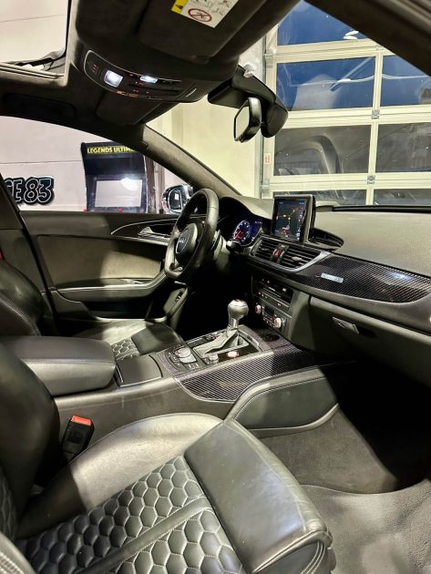 AUDI RS 6 AVANT PERFORMANCE 4.0 V8 TFSI 605CH FULL BLACK SIEGE F1
