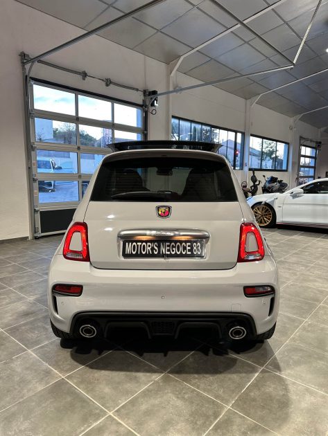 FIAT 500 ABARTH 1.4 TURBO T-JET 145CH 595 GRIS CRAIE TOIT PANO