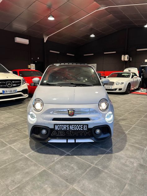 FIAT 500 ABARTH 1.4 TURBO T-JET 145CH 595 GRIS CRAIE TOIT PANO