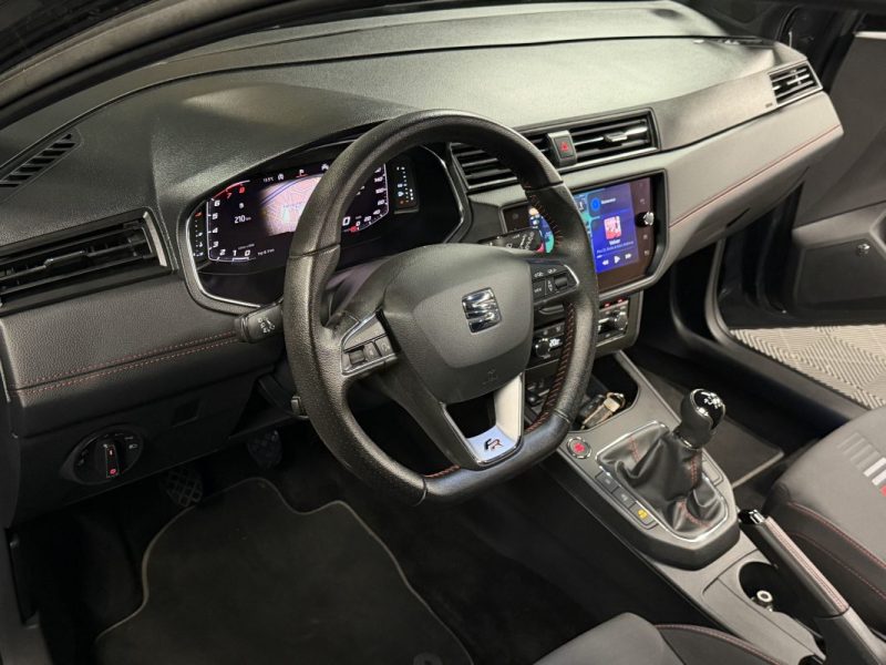 SEAT IBIZA 5 V FR 1.0 TSI 115 1ERE MAIN TOIT OUVRANT VIRTUAL COCKPIT APPLE & ANDROID - Garantie 1 an