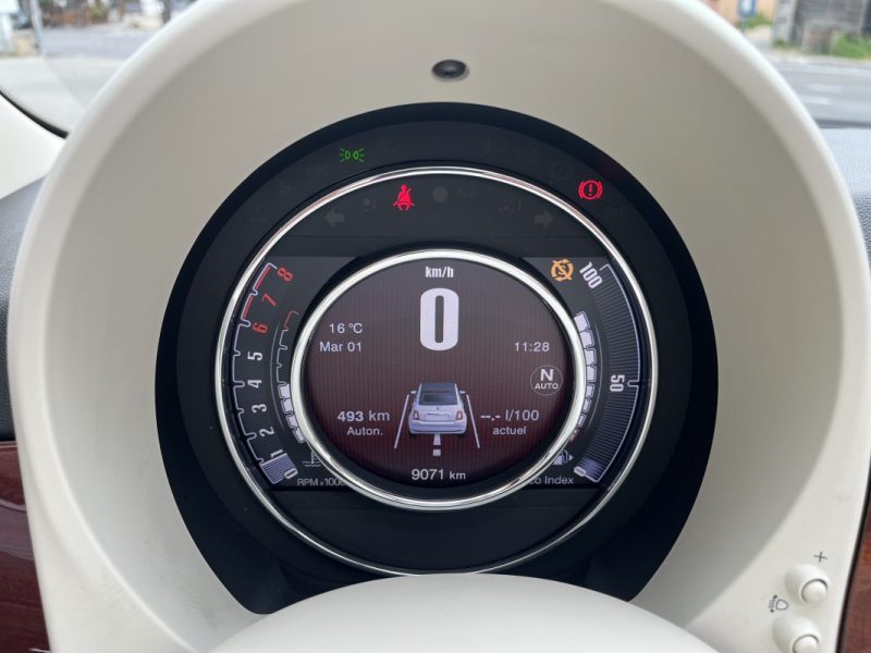 FIAT  500 CABRIOLET RIVA BOITE AUTO 2017