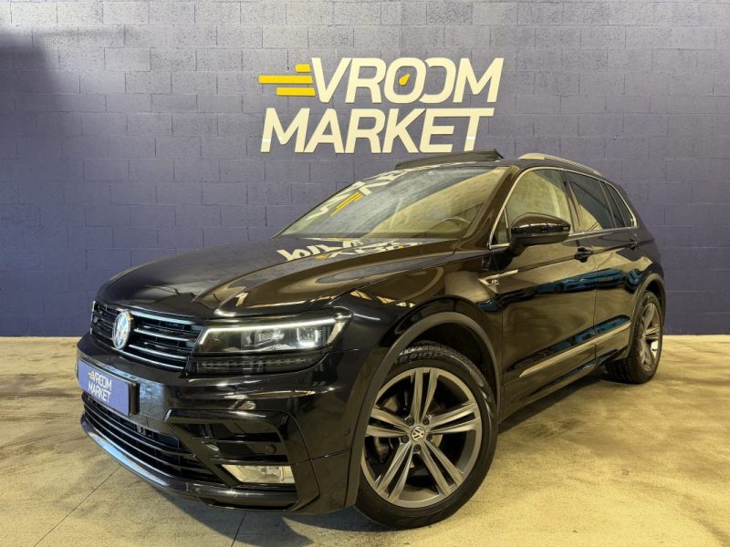 VOLKSWAGEN TIGUAN II 2.0 TDI 150cv R-LINE BLUEMOTION - SUIVIS VW - TOIT OUVRANT - SIEGES CHAUFFANTS 