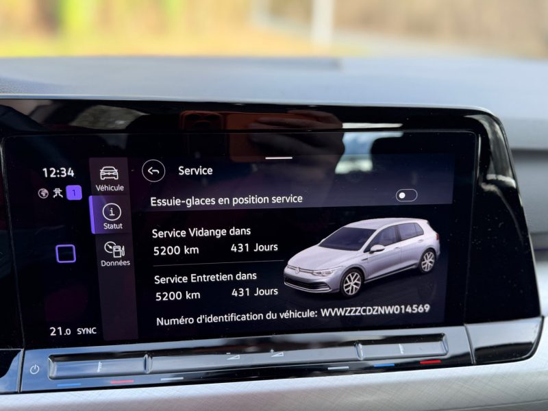 VOLKSWAGEN GOLF  2.0 TDI  115CH LIFE BUSINESS 2022