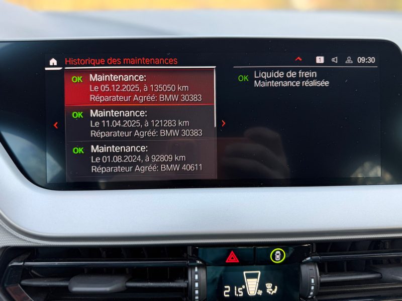 BMW SERIE 1 118IA 136CH  12/2022