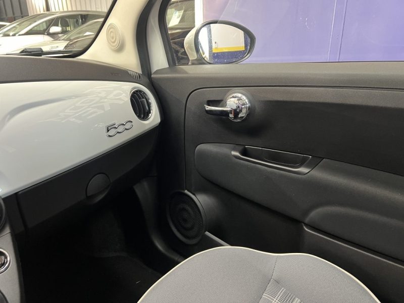 Fiat 500 1.2i 69ch Lounge | 73 500 km | 2019 | Distribution neuve | Toit panoramique