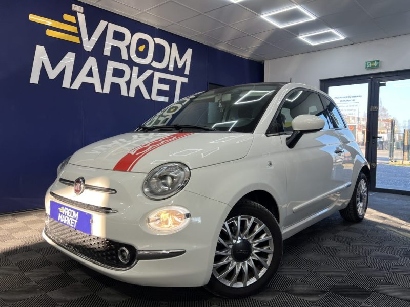 Fiat 500 1.2i 69ch Lounge | 73 500 km | 2019 | Distribution neuve | Toit panoramique