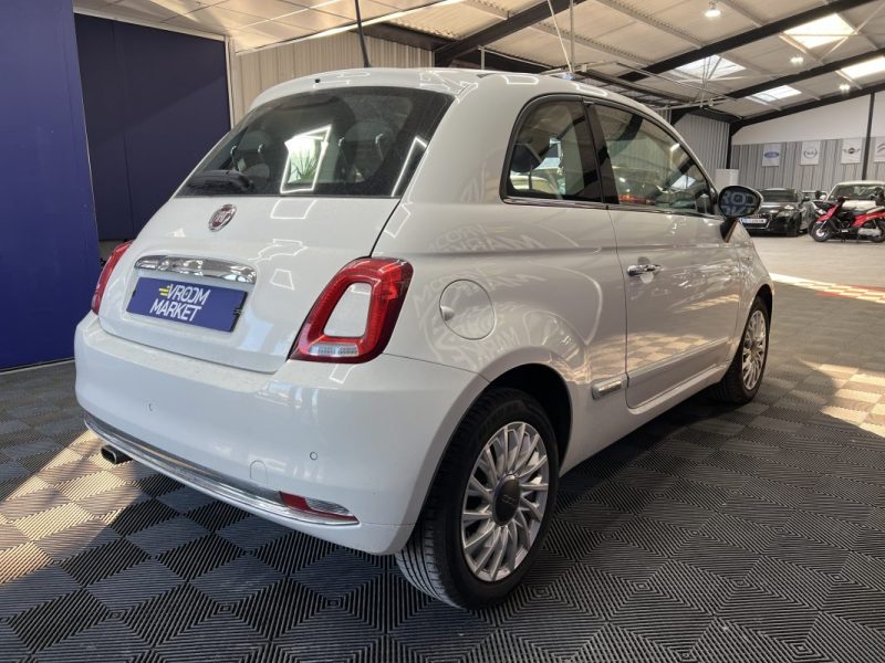 Fiat 500 1.2i 69ch Lounge | 73 500 km | 2019 | Distribution neuve | Toit panoramique