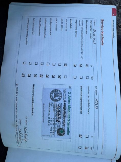 SKODA OCTAVIA II 1.6L 102CV AMBIENTE PACK BVM5