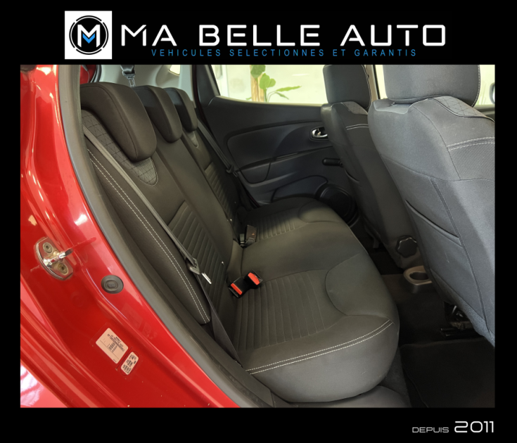Renault Clio IV 1.2 16V 75 ZEN 5 portes / Rouge Flamme / jantes keyless GPS Régul / 83 euros mensuel