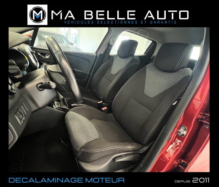 Renault Clio IV 1.2 16V 75 ZEN 5 portes / Rouge Flamme / jantes keyless GPS Régul / 83 euros mensuel