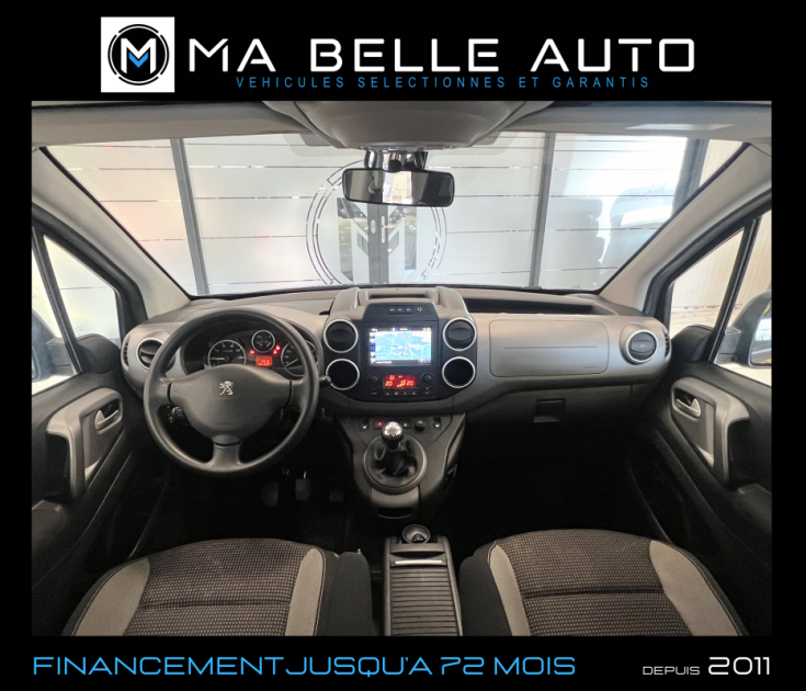 Peugeot Partner 1.6 BlueHDI 100 Outdoor / 1ère main carnet / GPS CAMERA ATTELAGE / 175 euro  mensuel