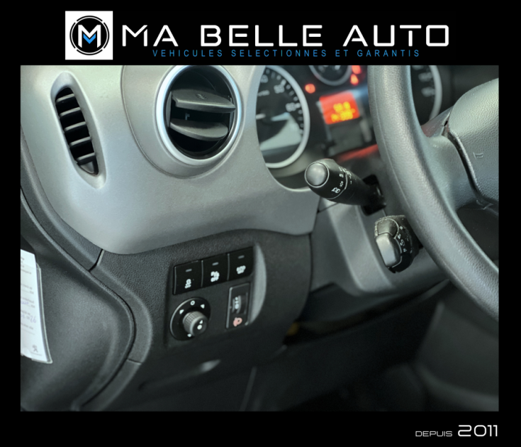 Peugeot Partner 1.6 BlueHDI 100 Outdoor / 1ère main carnet / GPS CAMERA ATTELAGE / 175 euro  mensuel