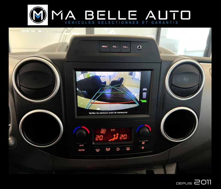 Peugeot Partner 1.6 BlueHDI 100 Outdoor / 1ère main carnet / GPS CAMERA ATTELAGE / 175 euro  mensuel