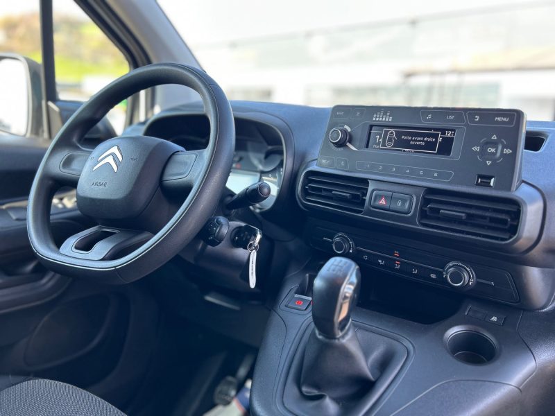 Citroen berlingo m 1000kg bluehdi 100 s&s worker bmv5 2020 - TVA récupérable - 10 666 PRIX HT