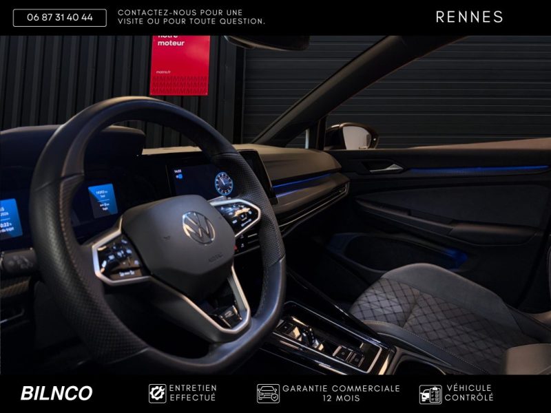 Volkswagen Golf 8 R-Line 2.0 TDI 150ch / DSG7 / Matrix LED / Toit Ouvrant / Digital Cockpit Pro  
