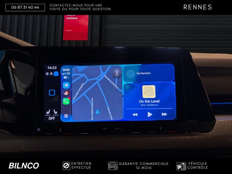 Volkswagen Golf 8 R-Line 2.0 TDI 150ch / DSG7 / Matrix LED / Toit Ouvrant / Digital Cockpit Pro  