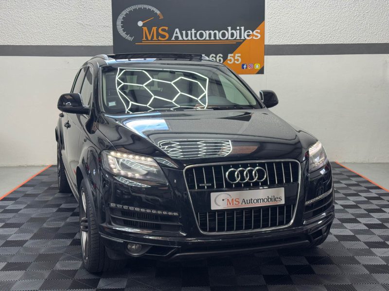 AUDI Q7 3.0 V6 TDI 245ch AVUS 7PLACES PACK SLINE FULL GARANTIE 12 MOIS HISTORIQUE COMPLET 🇨🇵 