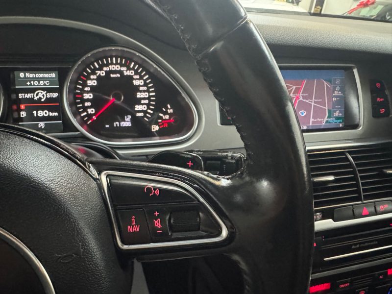 AUDI Q7 3.0 V6 TDI 245ch AVUS 7PLACES PACK SLINE FULL GARANTIE 12 MOIS HISTORIQUE COMPLET 🇨🇵 