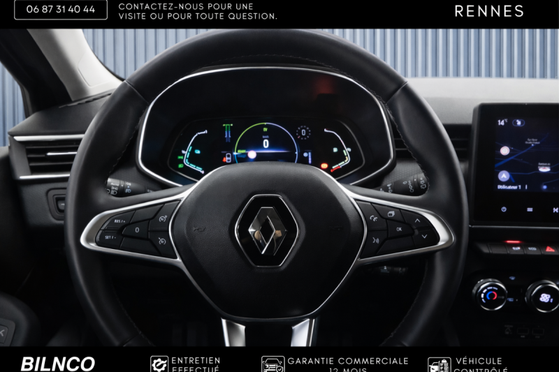 RENAULT CLIO V BUSINESS E-TECH 140 CH / GARANTIE 12 MOIS / TVA RÉCUPÉRABLE / 1ÈRE MAIN / CARPLAY