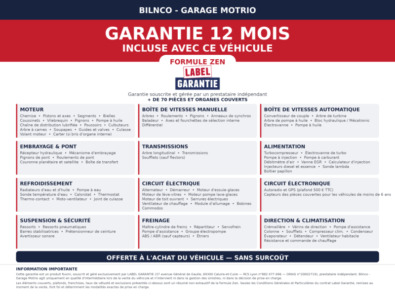 RENAULT CLIO V BUSINESS E-TECH 140 CH / GARANTIE 12 MOIS / TVA RÉCUPÉRABLE / 1ÈRE MAIN / CARPLAY