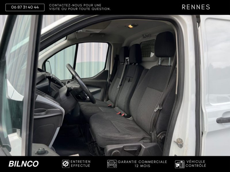 FORD TRANSIT CUSTOM 2.2l Duratorq 125CH - DÉPOT VENTE / DOUBLE PORTE LATÉRALE