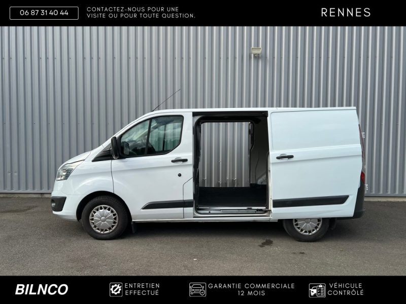 FORD TRANSIT CUSTOM 2.2l Duratorq 125CH - DÉPOT VENTE / DOUBLE PORTE LATÉRALE