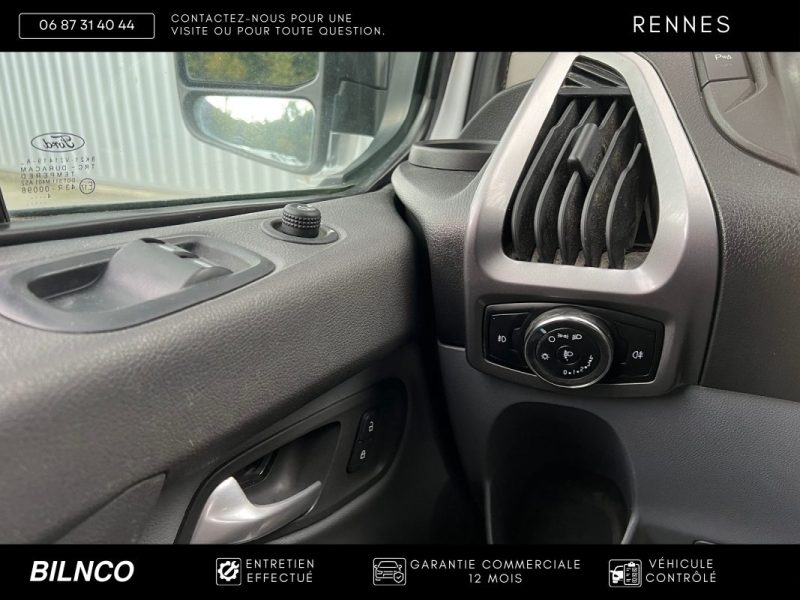 FORD TRANSIT CUSTOM 2.2l Duratorq 125CH - DÉPOT VENTE / DOUBLE PORTE LATÉRALE