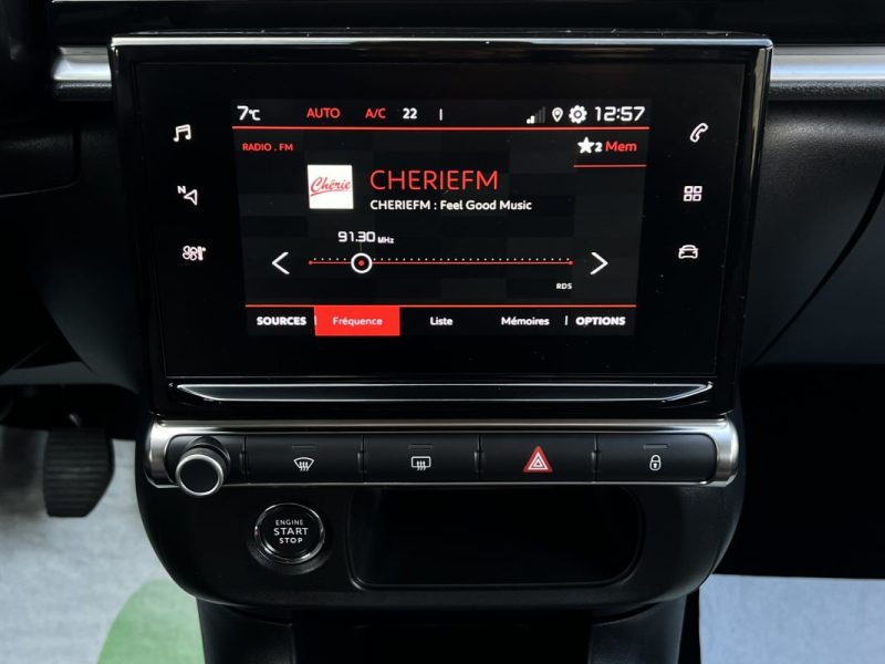 CITROEN C3 II PHASE 2 SHINE 1.2 110 Cv 13 500 Kms / BVM6 APPLE CARPLAY & ANDROID - GARANTIE 1 AN
