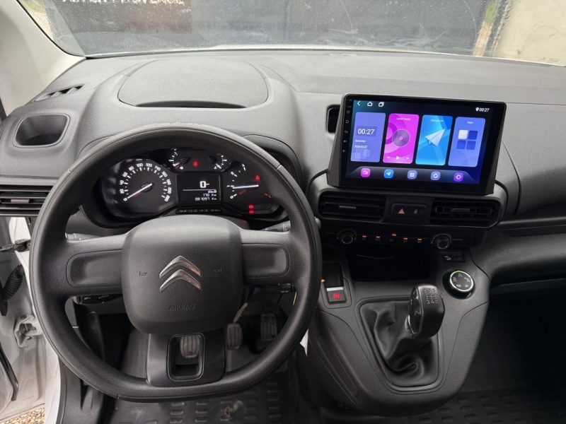 CITROEN BERLINGO M 1000KG BLUEHDI 100 CAMERA CAR PLAY  3 PLACES GRIP MODE ATTELAGE  2021