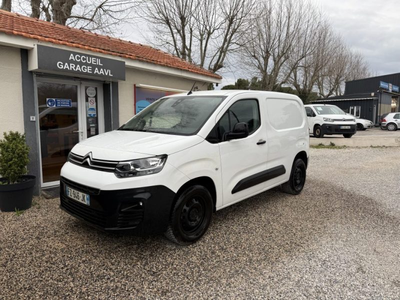 CITROEN BERLINGO M 1000KG BLUEHDI 100 CAMERA CAR PLAY  3 PLACES GRIP MODE ATTELAGE  2021