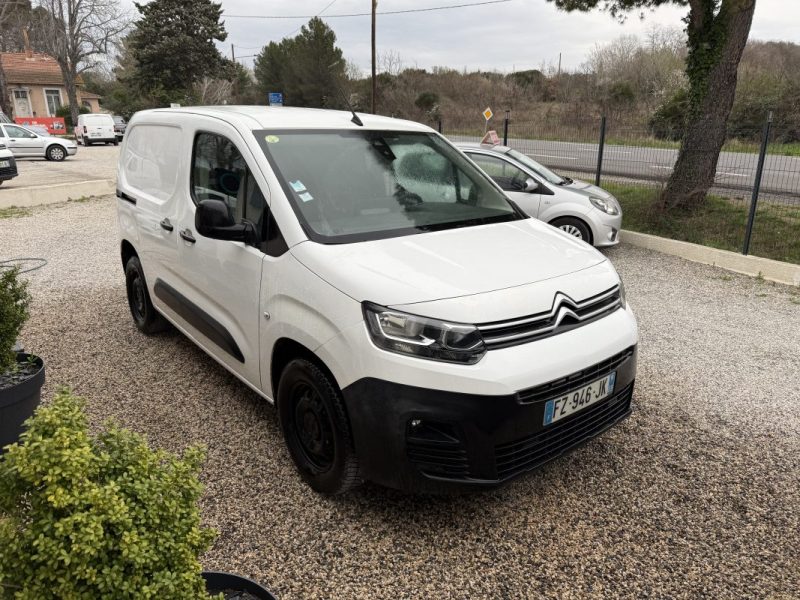 CITROEN BERLINGO M 1000KG BLUEHDI 100 CAMERA CAR PLAY  3 PLACES GRIP MODE ATTELAGE  2021