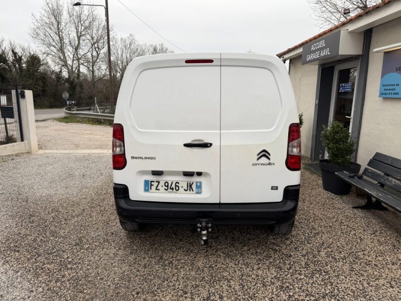 CITROEN BERLINGO M 1000KG BLUEHDI 100 CAMERA CAR PLAY  3 PLACES GRIP MODE ATTELAGE  2021