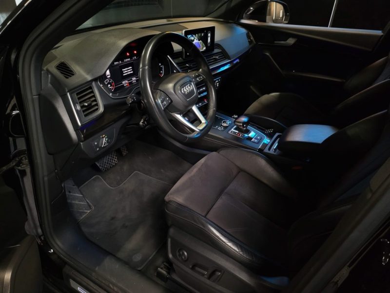AUDI Q5 3.0 V6 286cv 50 TDi QUATTRO S-LINE PACK BLACK ACC - CARPLAY - KEYLESS - SUIVI COMPLET 2017