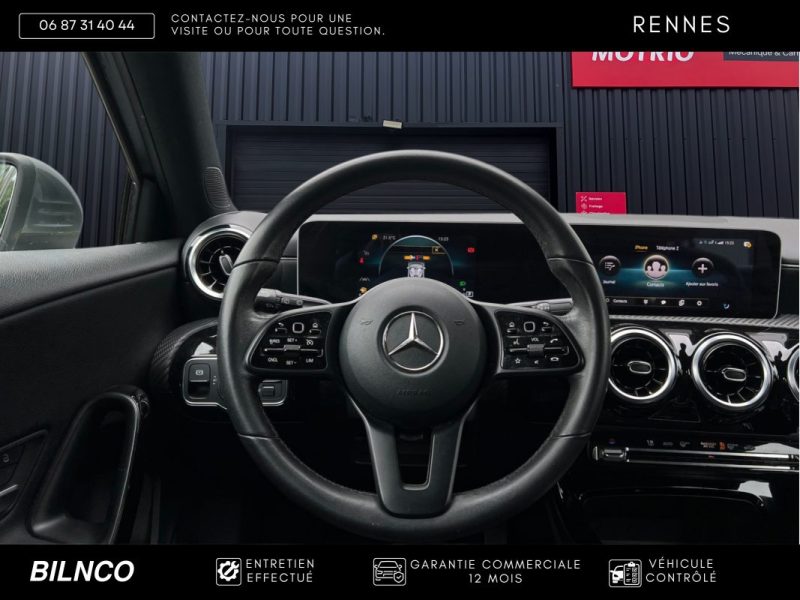 MERCEDES Classe A 200d 150ch / Caméra de recul / Apple CarPlay / 1ère main / TVA récupérable