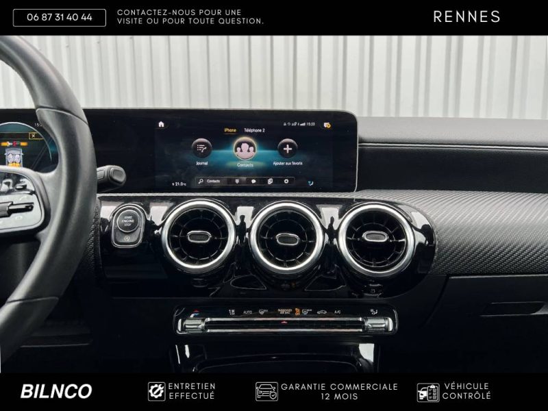 MERCEDES Classe A 200d 150ch / Caméra de recul / Angle mort / Apple CarPlay / 1ère main