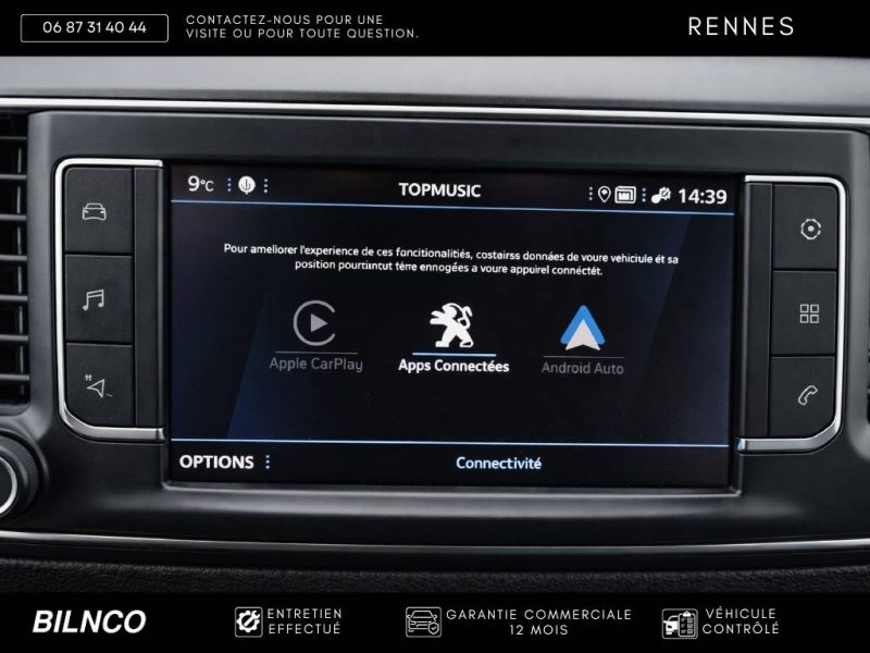 PEUGEOT Expert 1.5 HDi / TVA récupérabe / Apple CarPlay / Régulateur / 1er main 1