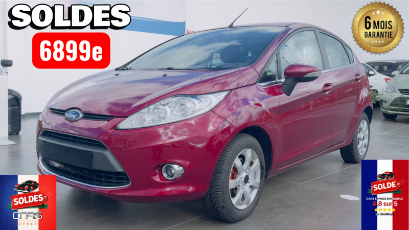 FORD FIESTA 1,3 GHIA 5PORTES 1ER MAIN GARANTIE 6MOIS