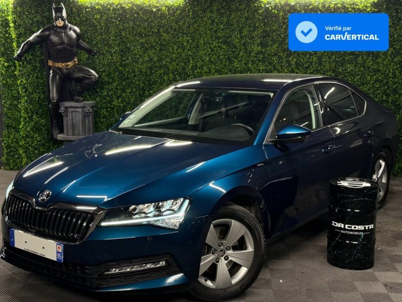 SKODA SUPERB III PHASE 2 1.5 TSI 150 Cv 1ERE MAIN APPLE CARPLAY & ANDROID BOITE AUTO - Garantie 1 an