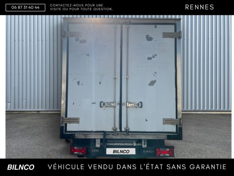 IVECO DAILY 35S13 2.3 HPI 126ch FRIGORIFIQUE / VENTE MARCHAND / SANS GARANTIE