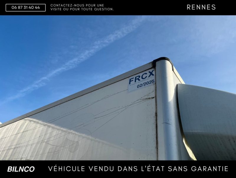 IVECO DAILY 35S13 2.3 HPI 126ch FRIGORIFIQUE / VENTE MARCHAND / SANS GARANTIE