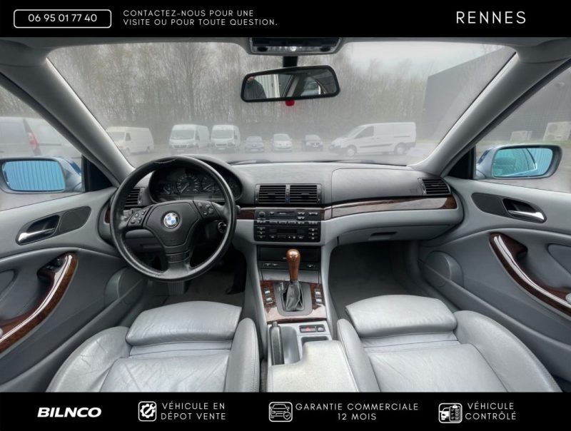 BMW SERIE 328I BVA 2000 TOPAZ BLAU - HISTORIQUE COMPLET / GARANTIE 12 MOIS /  CONFIG RARE