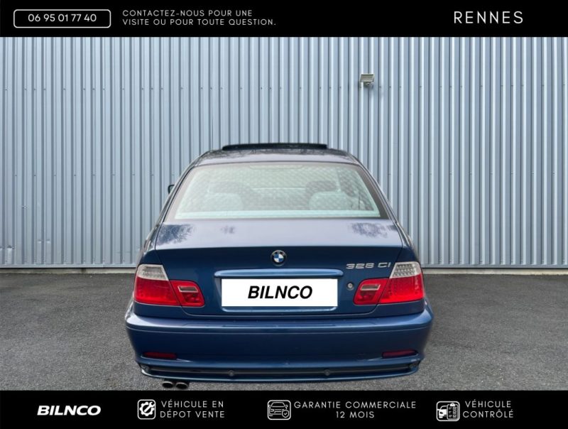 BMW SERIE 328I BVA 2000 TOPAZ BLAU - HISTORIQUE COMPLET / GARANTIE 12 MOIS /  CONFIG RARE