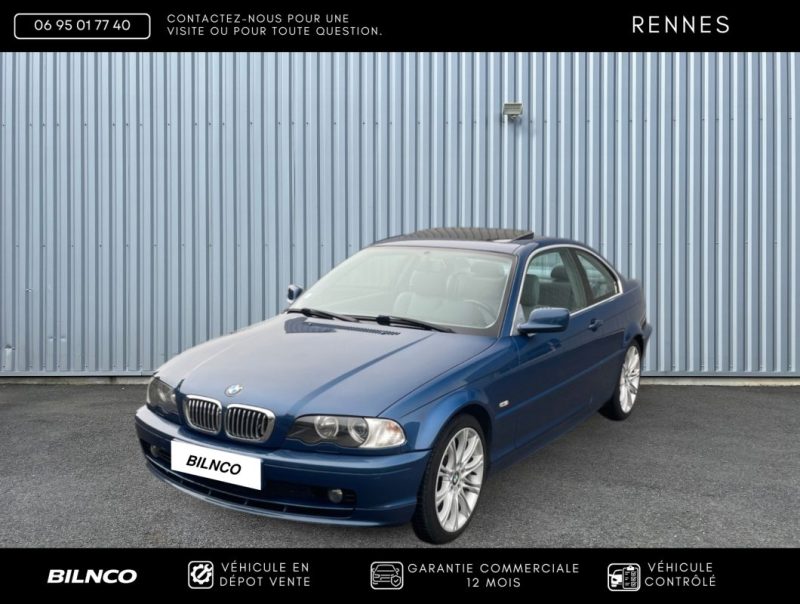 BMW SERIE 328I BVA 2000 TOPAZ BLAU - HISTORIQUE COMPLET / GARANTIE 12 MOIS /  CONFIG RARE