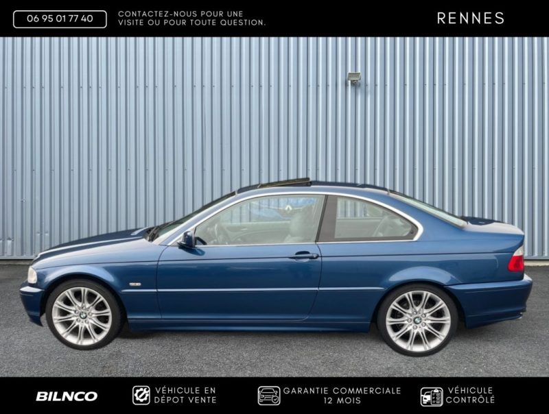 BMW SERIE 328I BVA 2000 TOPAZ BLAU - HISTORIQUE COMPLET / GARANTIE 12 MOIS /  CONFIG RARE